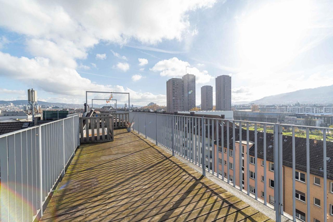 Apartament Modern 3Bdr Duplex With Skyroof In Trendy Zurich West Zewnętrze zdjęcie